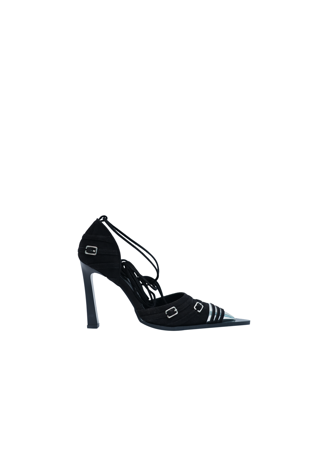 Criss Cross Black Pumps
